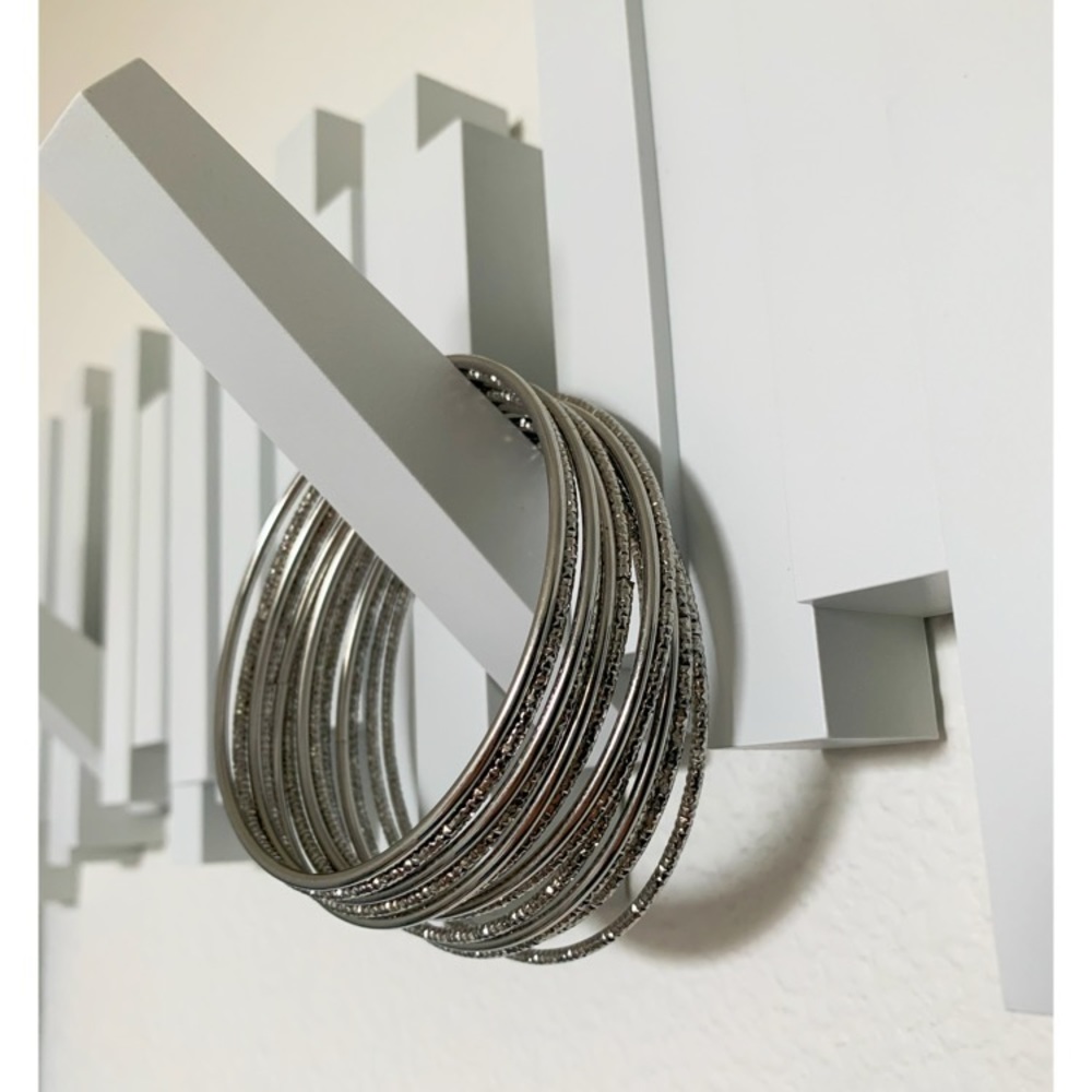 Silver Color Bracelet Stack - Picture 2 of 2